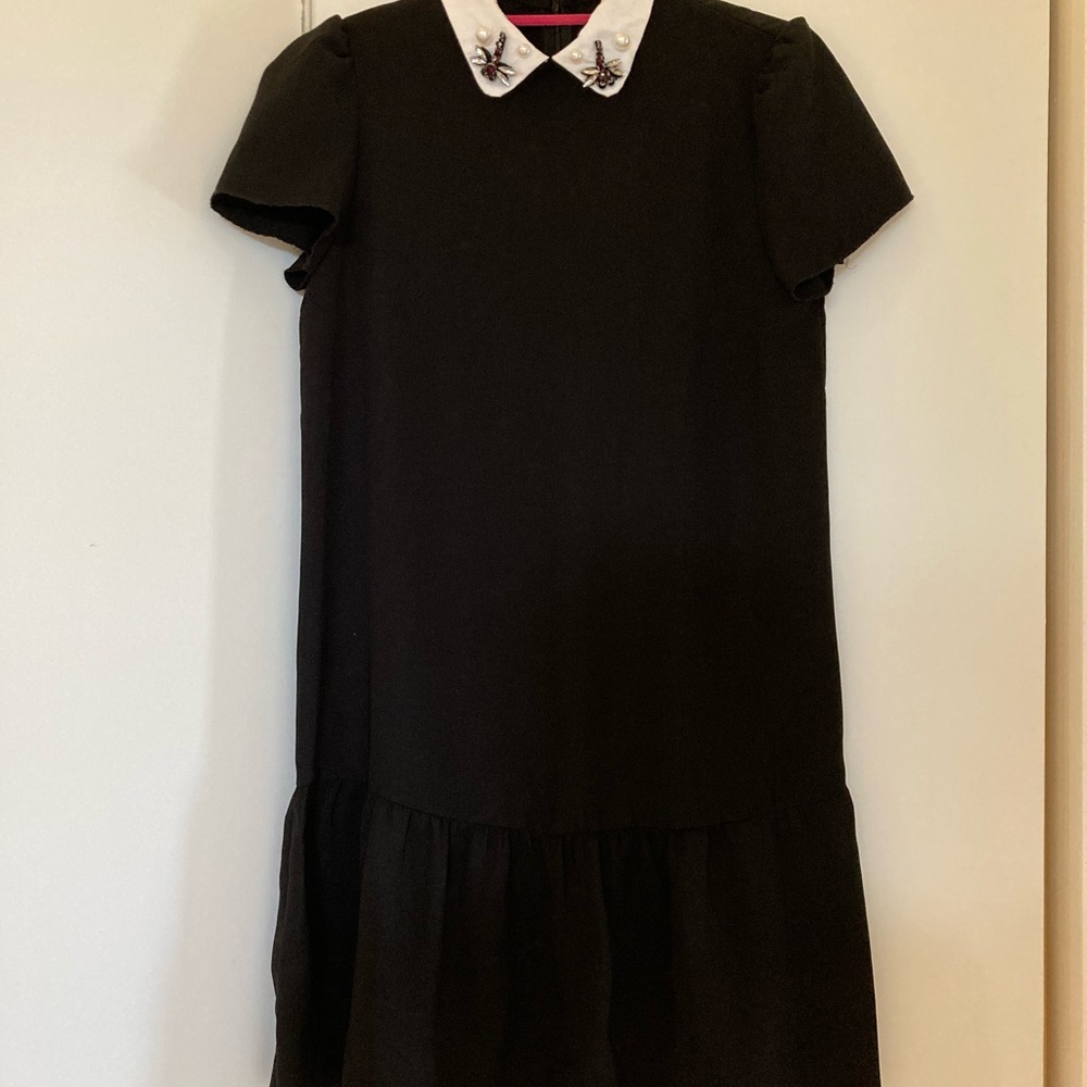 Mango Dragonfly Black Dress
